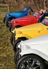 California Roadster Golf Carts in Standard Colors
