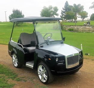 rolls royce golf cart